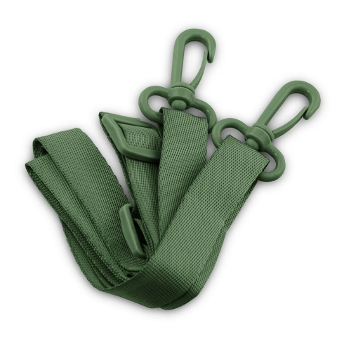 Oliwkowa butelka waterGo 1,1 L - pasek