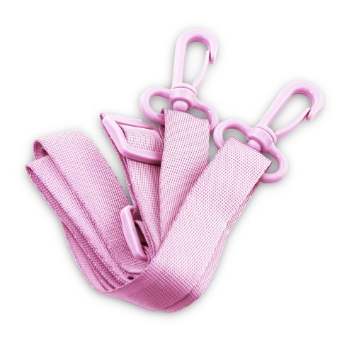 Różowa butelka waterGo 2,2 L - pasek