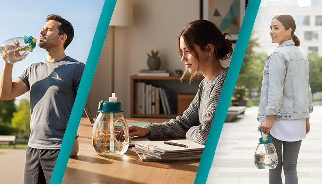 Butelka waterGo - zalety w użyciu