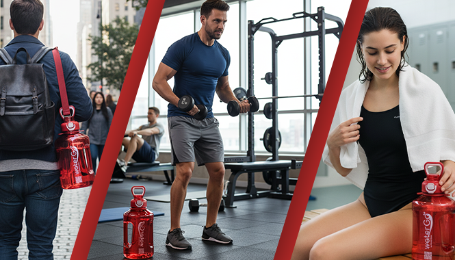 Butelka waterGo - zalety w użyciu