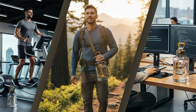 Butelka waterGo - zalety w użyciu