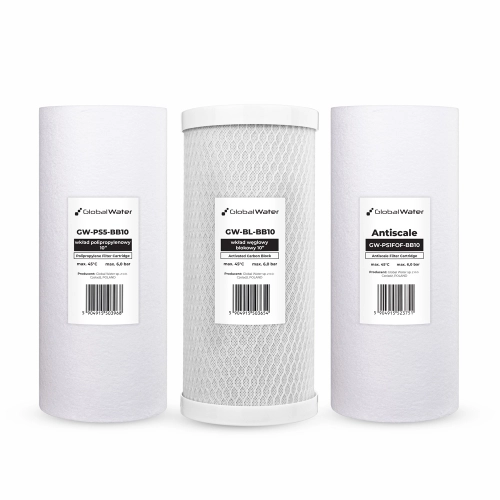 Filtr wody na cały dom GW-3-BB10 Antiscale - Wkłady