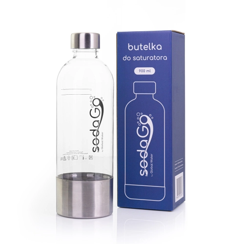 Butelka do saturatora SodaGo z opakowaniem