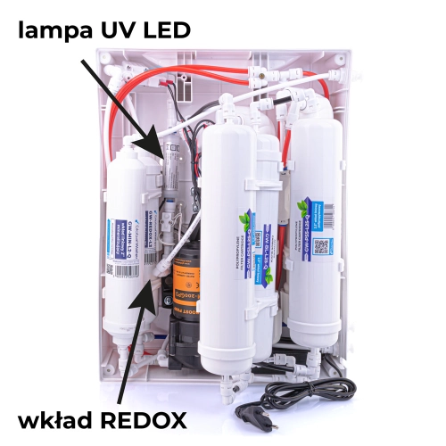 Filtr wody Compact Redox Trio UV - wnętrze