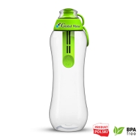 Zielona butelka filtrująca Dafi