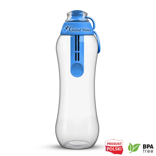 Niebieska butelka filtrująca Dafi
